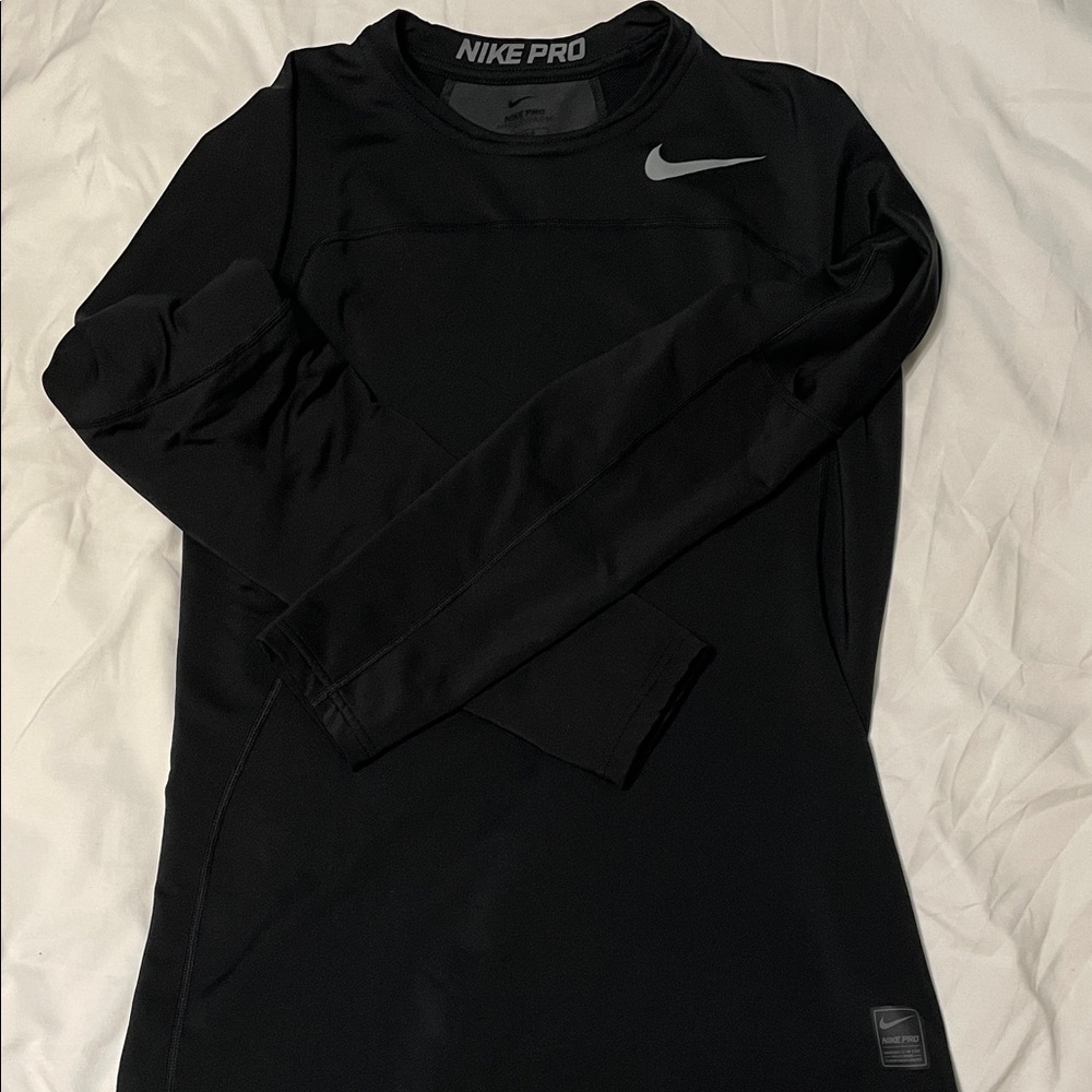 Nike Pro Black Long Sleeve Top